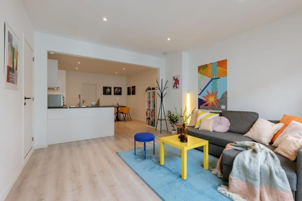 Colorful Pop Apartment In The Heart Of Antwerp Exterior photo